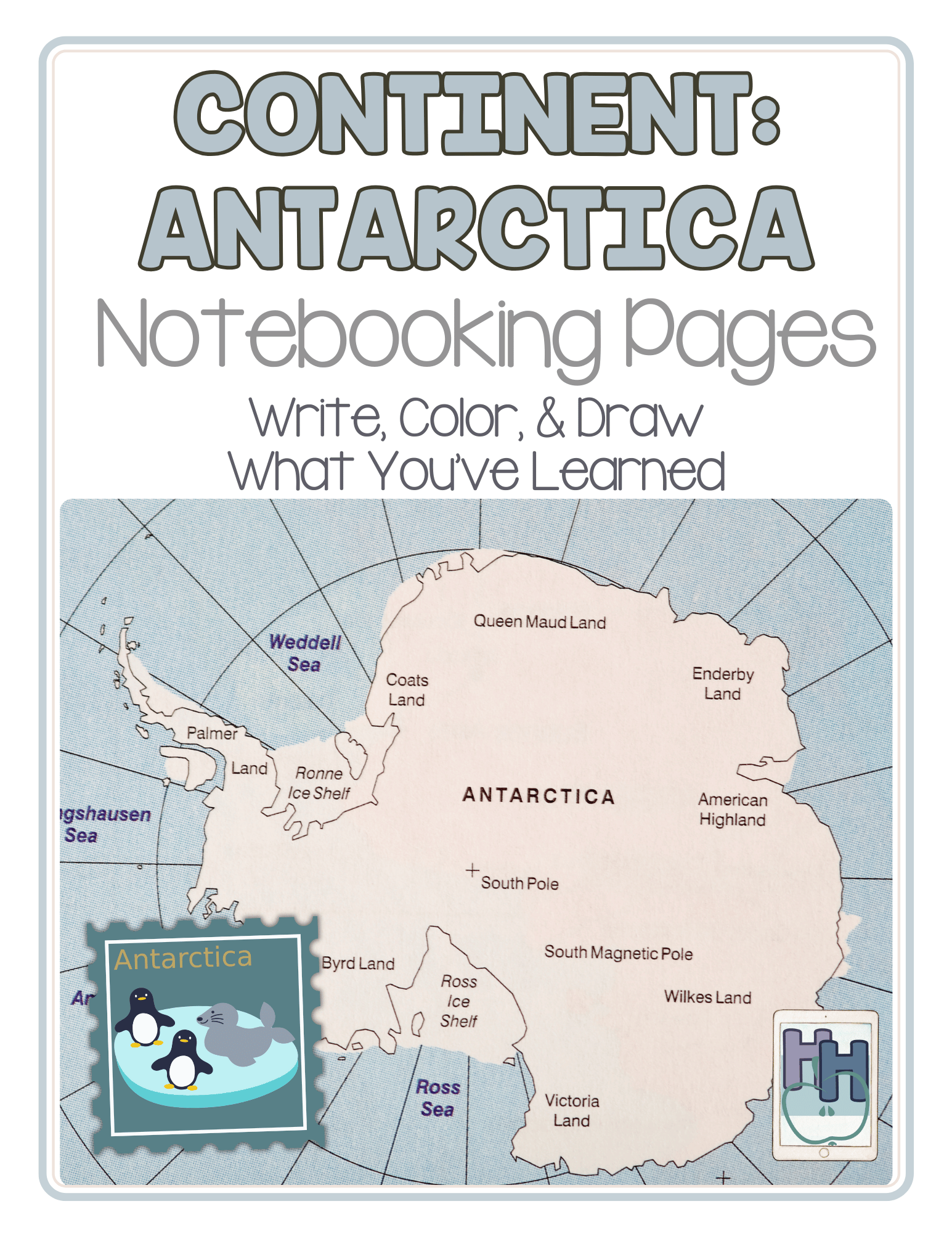 Antarctica printables