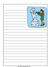 Sculptor Notebooking Page