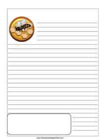 Bee Notebooking Page