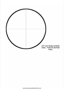 Circle Fold Lapbook Template