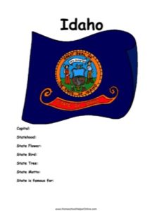 Idaho Worksheet
