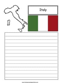Italy Notebooking Page