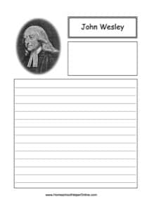 John Wesley Notebooking