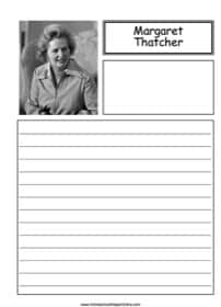 Margaret Thatcher Notebooking