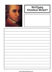 Wolfgang Amadeus Mozart Notebooking