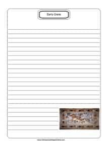 Early Crete Notebooking Page