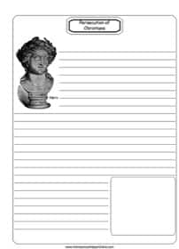 Persecution of Christians Notebooking Page