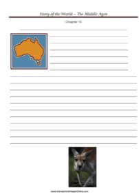 Early Australia Notebooking Page