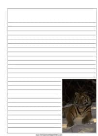 Tiger Notebooking Page
