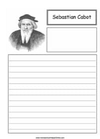 Sebastian Cabot Notebooking Page