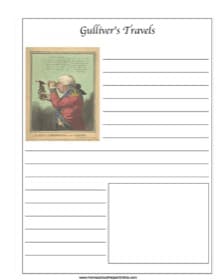Gulliver's Travels ~ Literature Notebooking Page