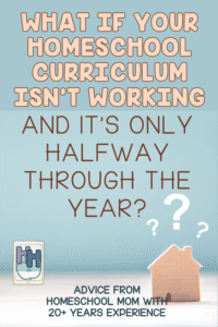 how to change homeschool curriculum mid year