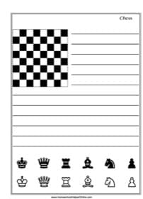 Chess Notebooking Page