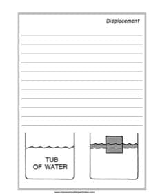 Displacement Notebooking Page