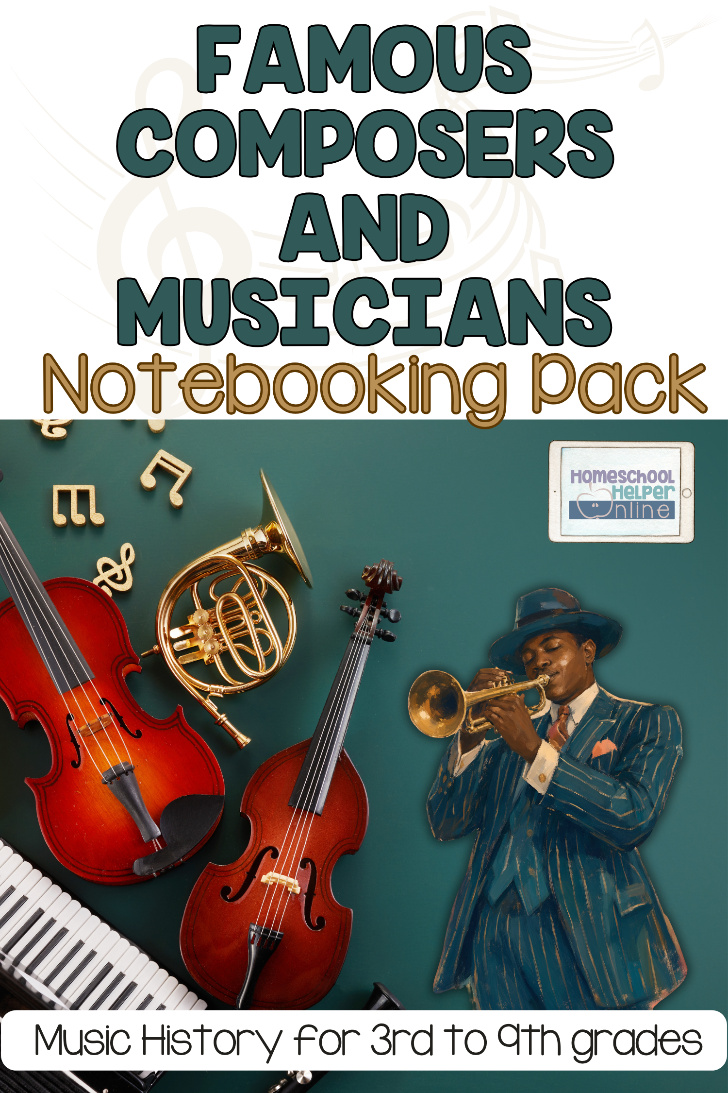 Composers & Musicians Notebooking Pack
