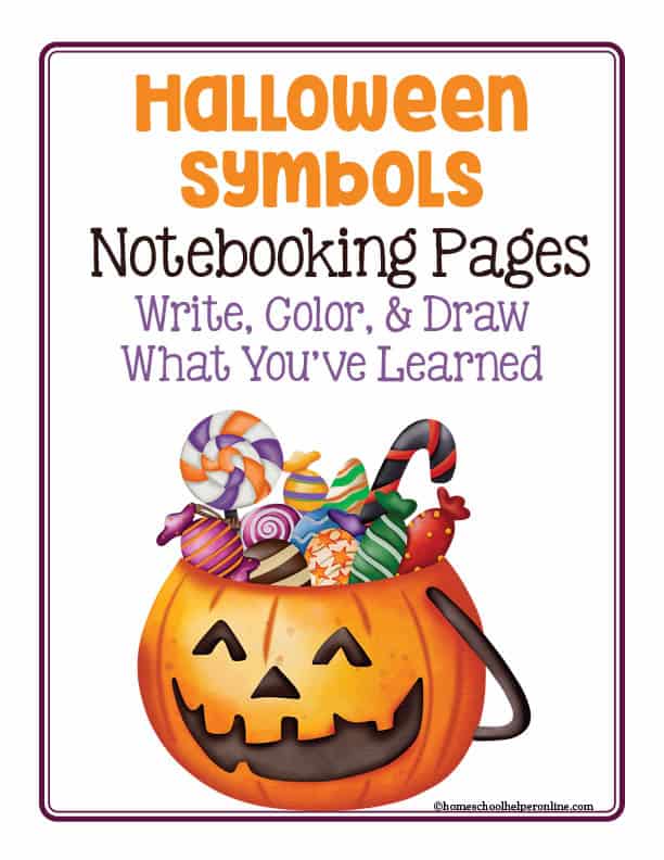 happy halloween notebooking