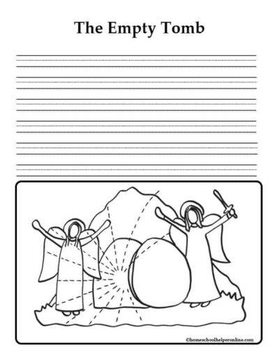 Religious Easter Notebooking Pages for Elementary & Middle School ...