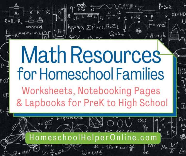 Math Resources - Homeschool Helper Online