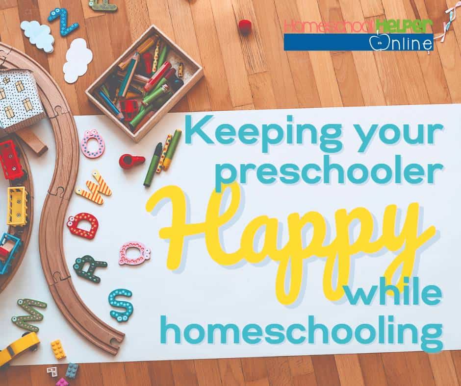 keeping your preschooler happy while homeschooling the older kids