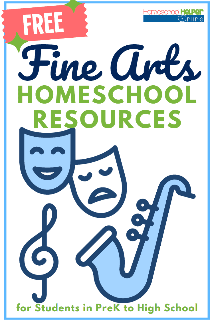 music, art, performing arts resources for your homeschool or classroom