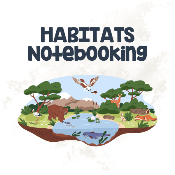 animal habitats notebooking pages