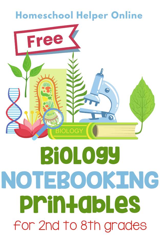 biological life sciences notebooking printables