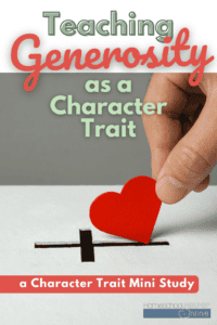 Generosity character study