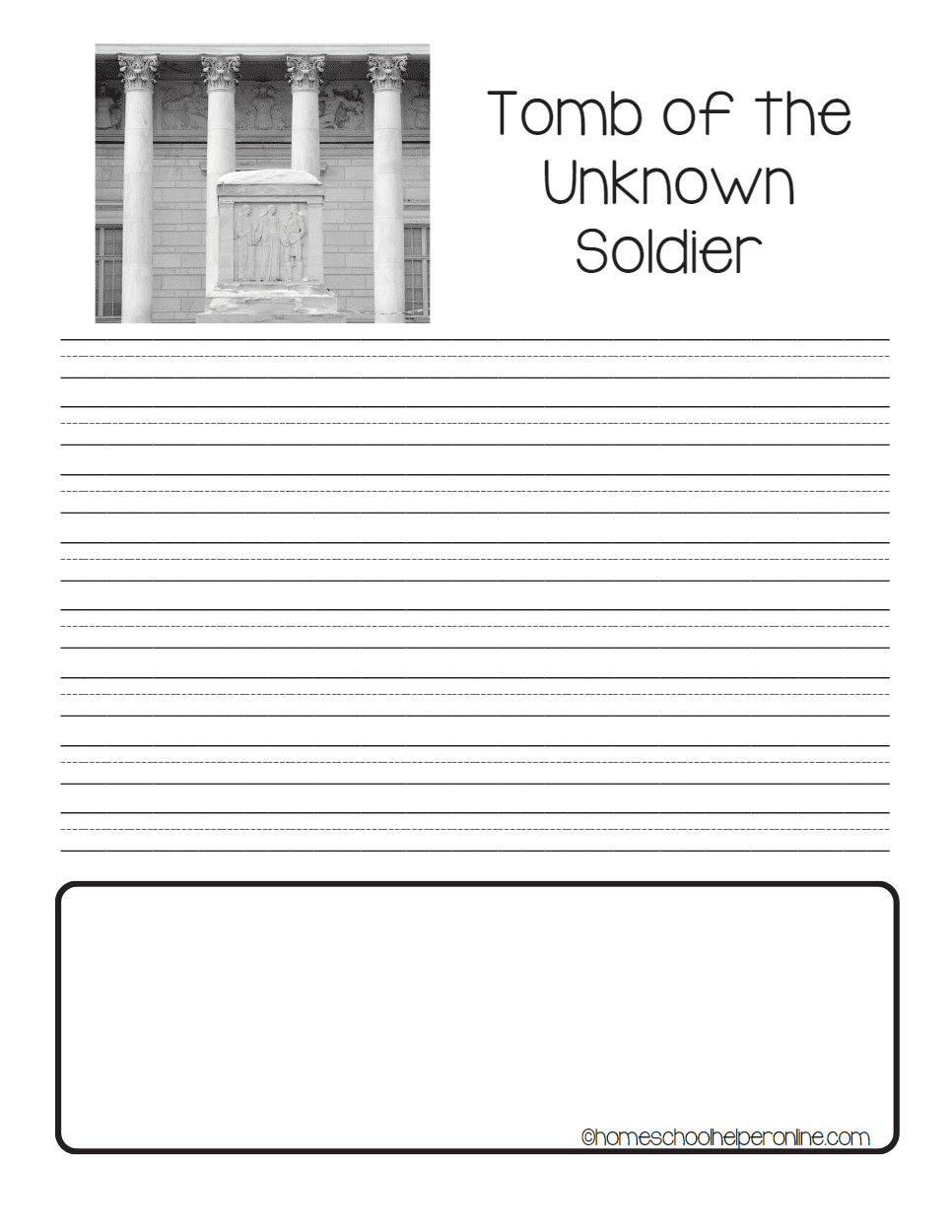 Arlington National Cemetery printable