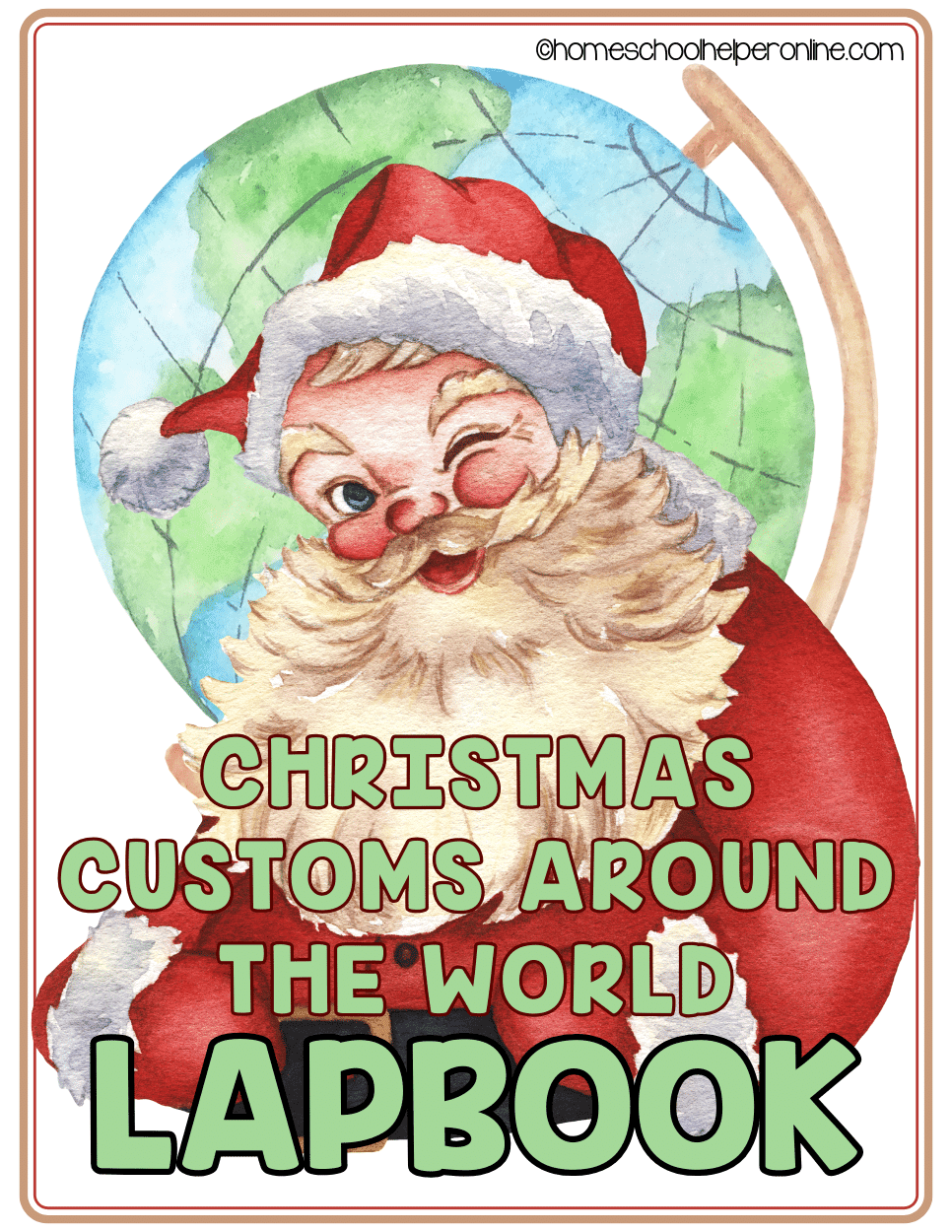Christmas customs around the world lapbook