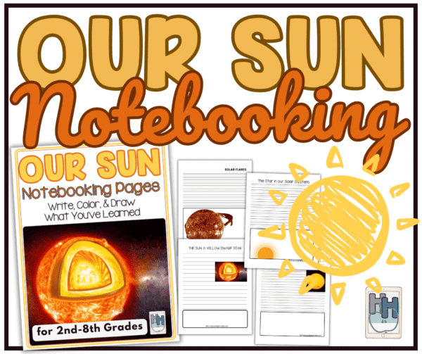 our sun notebooking pages