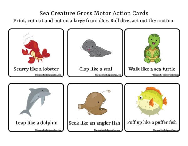 All About Oceans Unit Study for Early Learners - Homeschool Helper Online