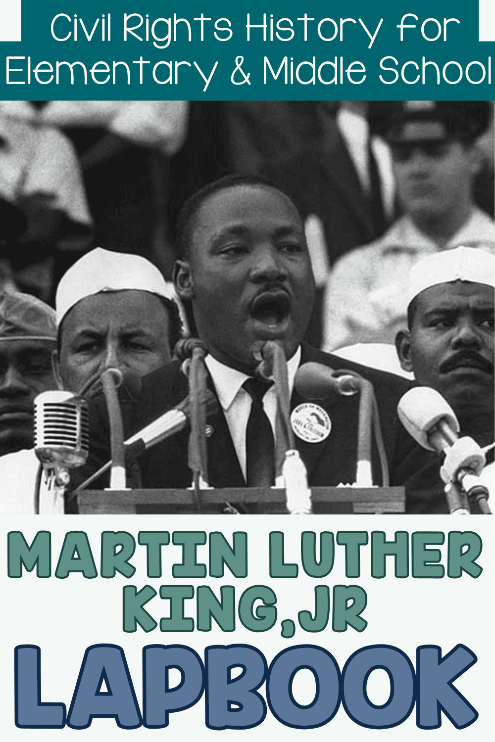 martin luther king jr civil rights lapbook for elementary and middle school