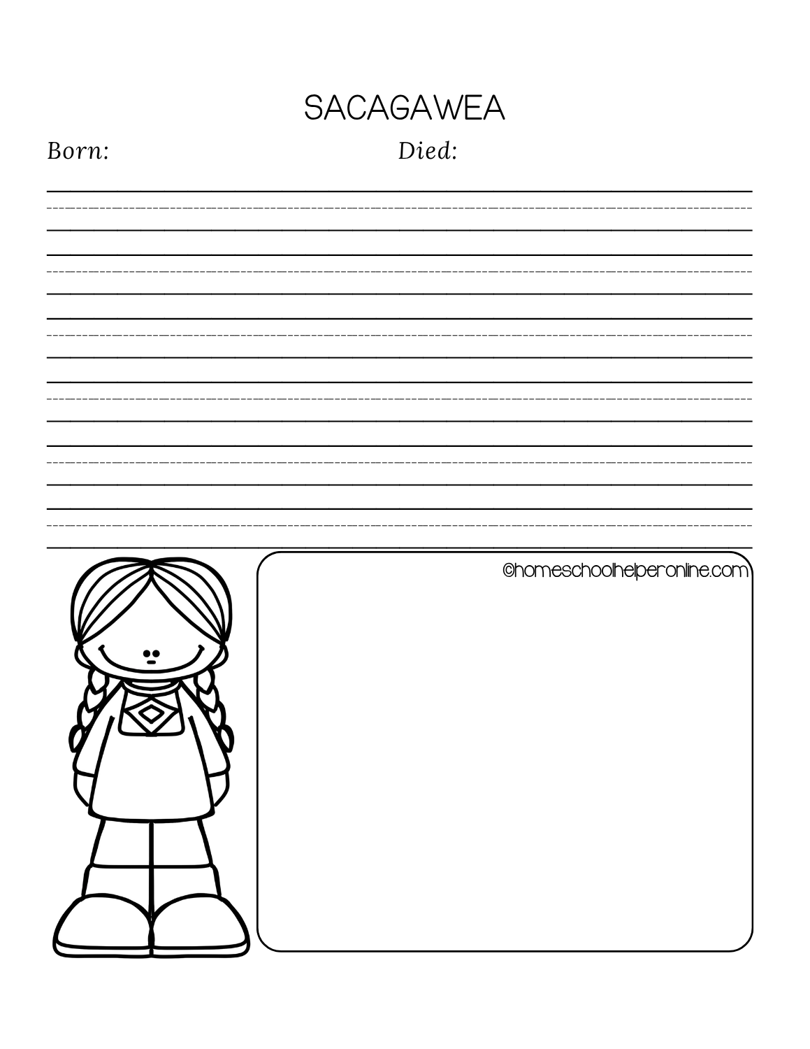 SACAGAWEA NB PAGES