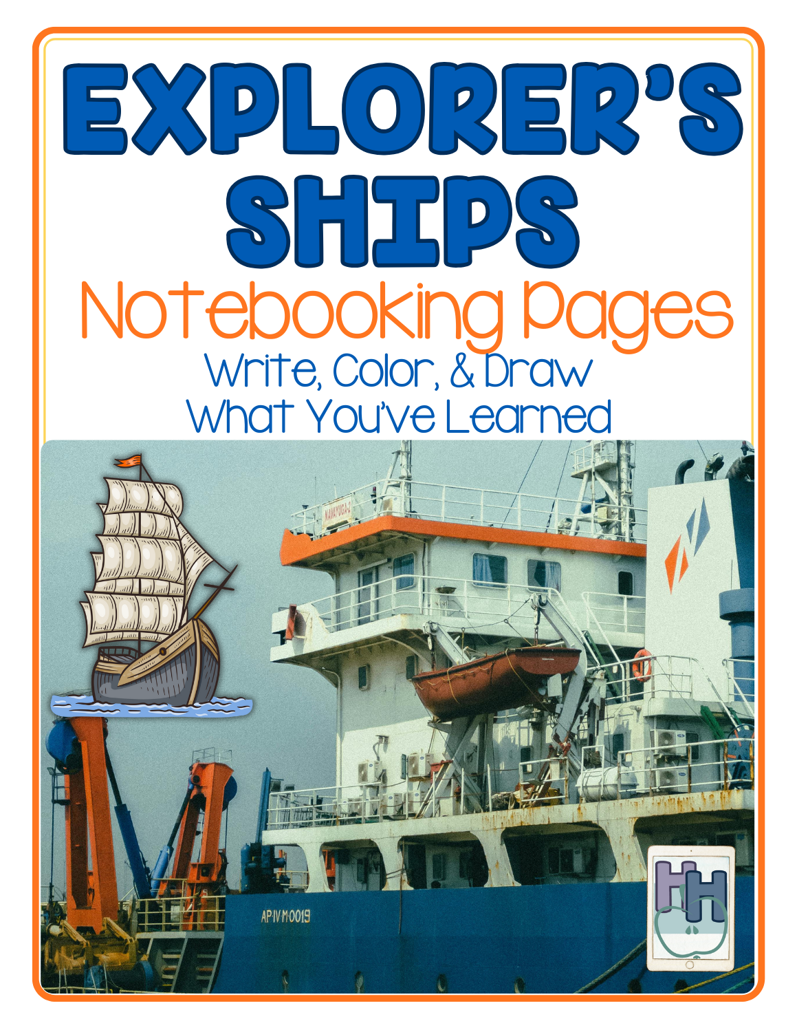 EXPLORERS SHIPS notebooking pages, FREE PRINTABLES
