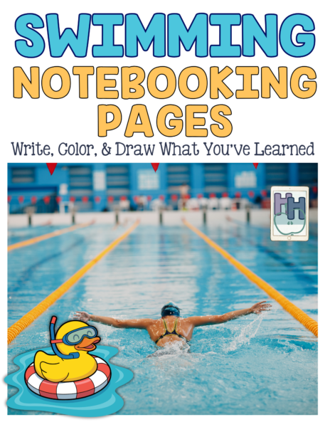 Swimming Notebooking Pages