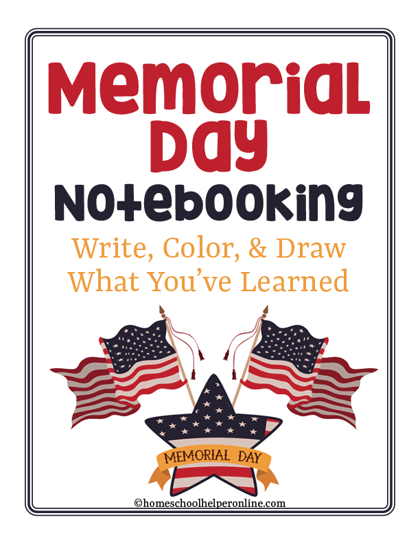 Memorial Day Notebooking printables