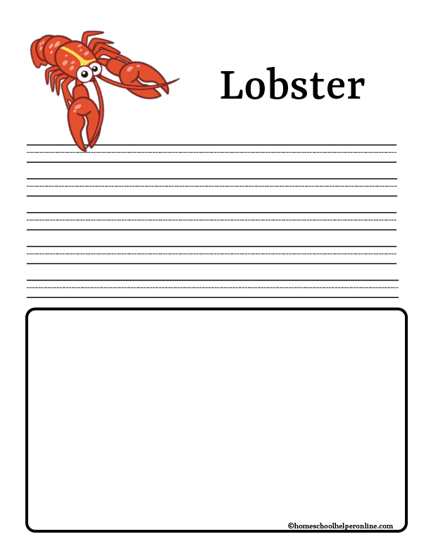 Lobster notebooking pages