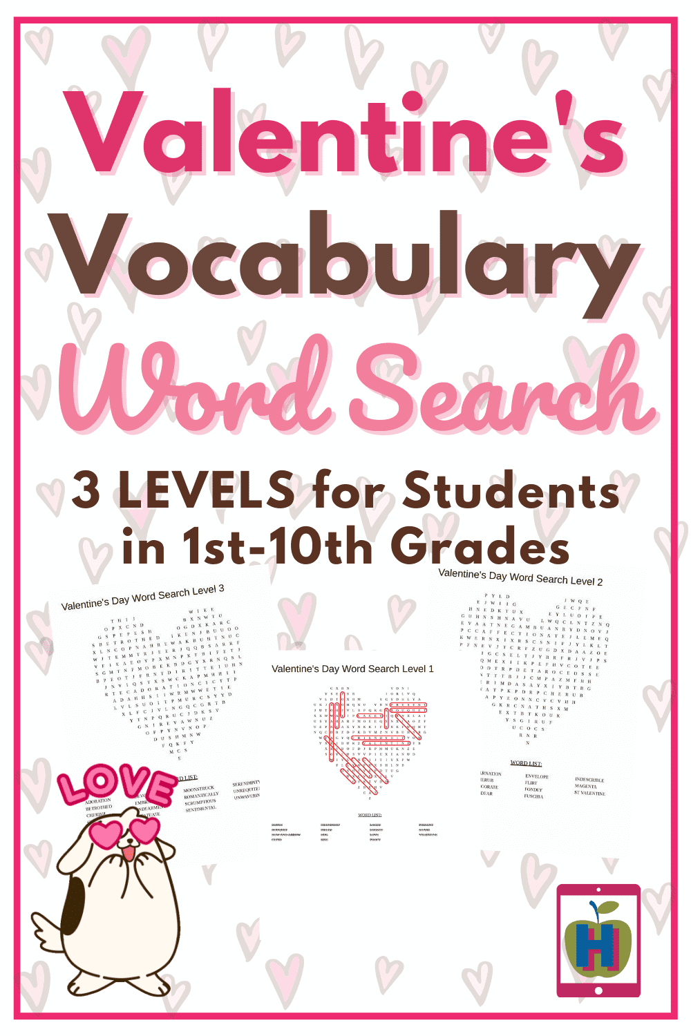 free printable valentine worksheets