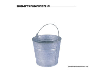 blueberry thumbprint painting