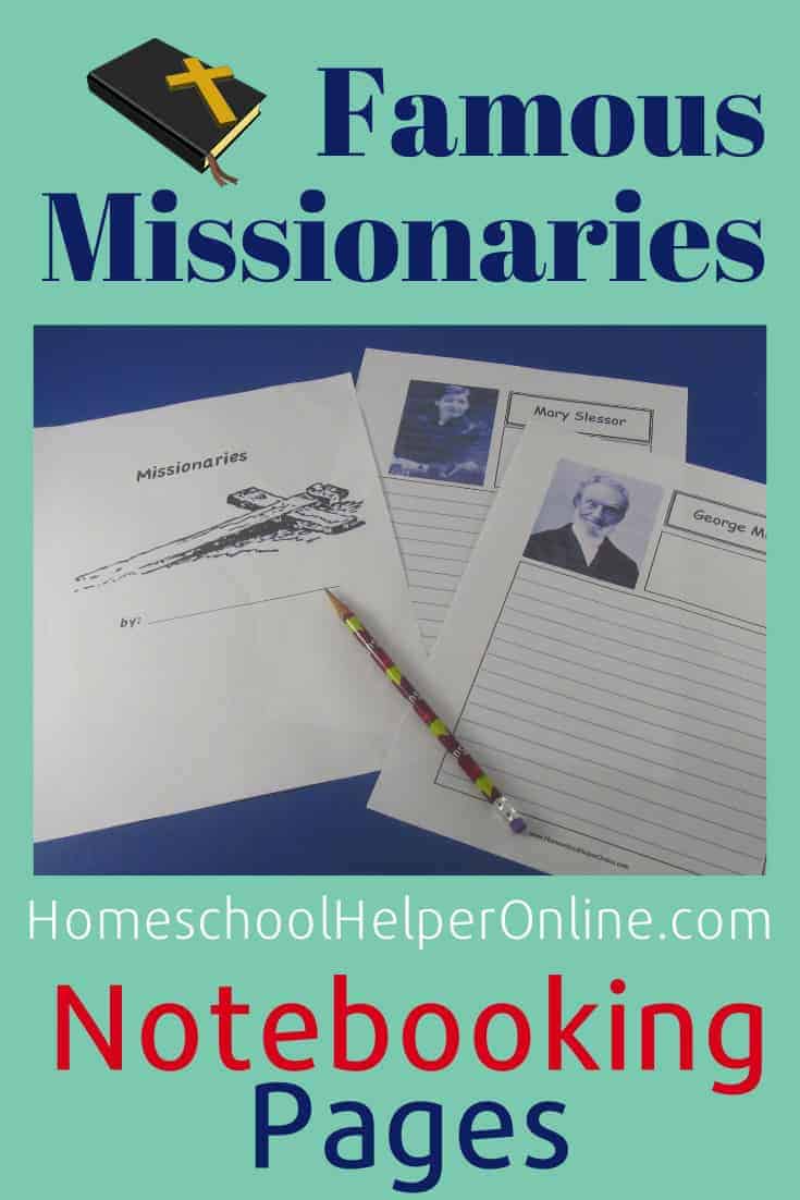 Missionaries Notebooking Bundle