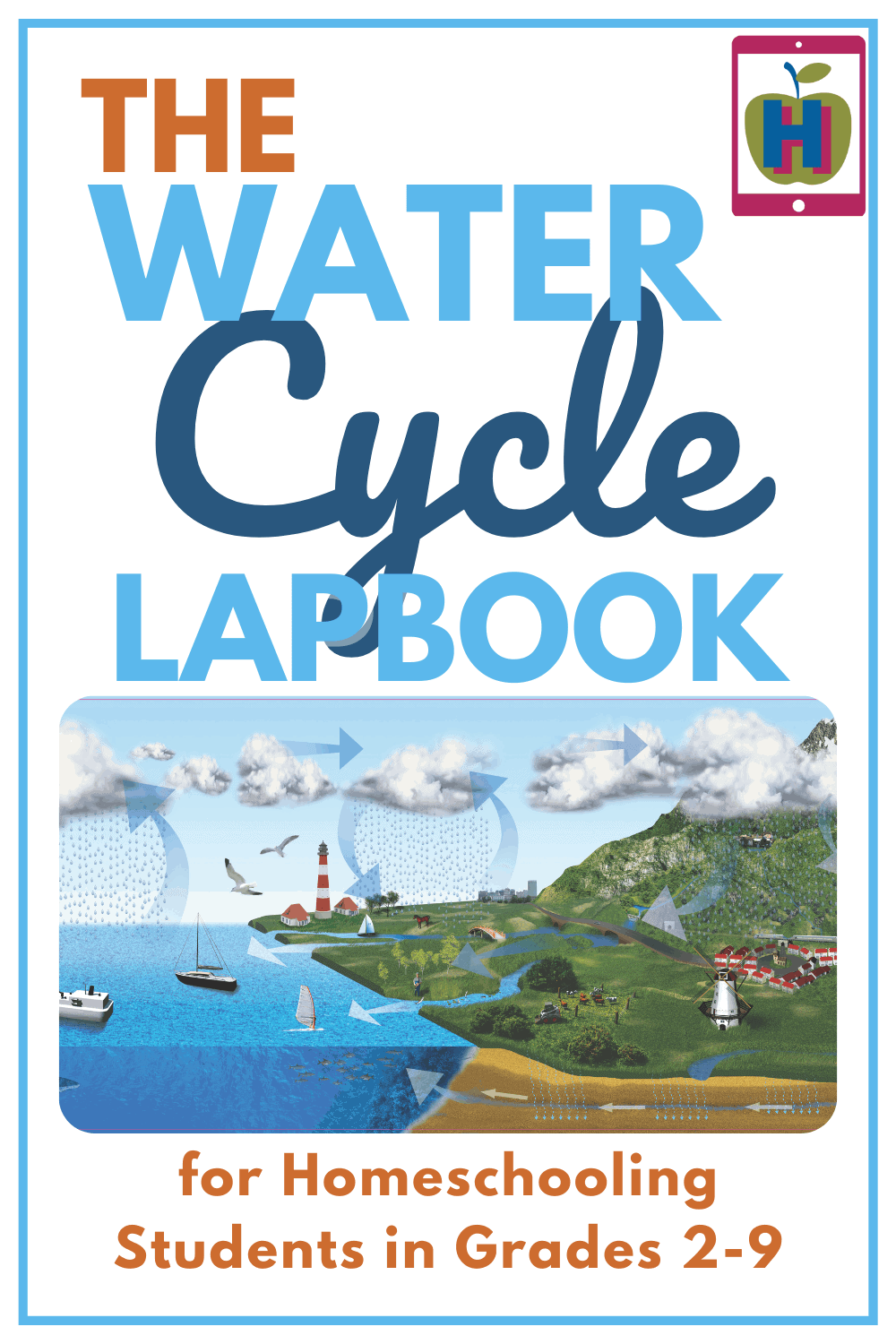 Water Cycle Science for elementary and middle school pin